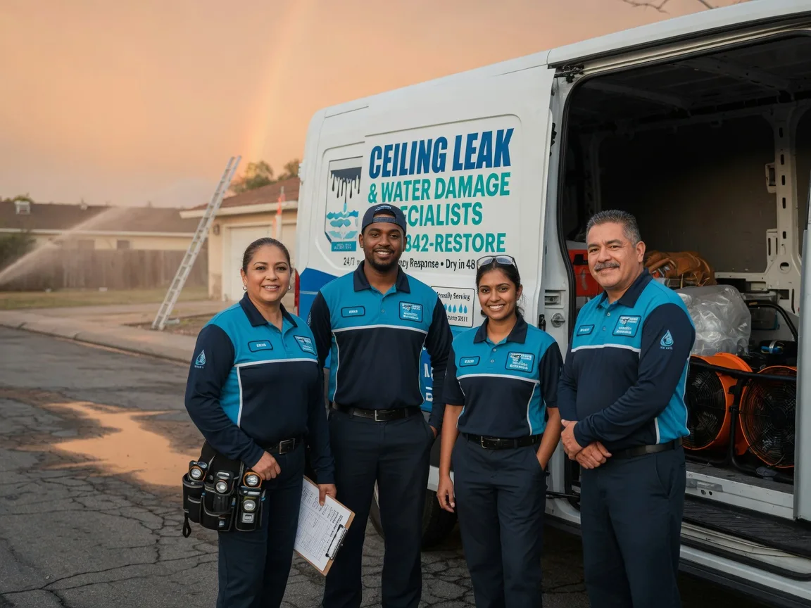 Ceiling Leak Cleanup company in Bertram, TX