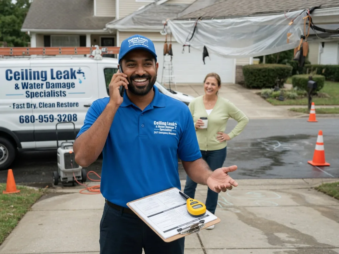 Ceiling Leak Cleanup Bertram, TX FAQs